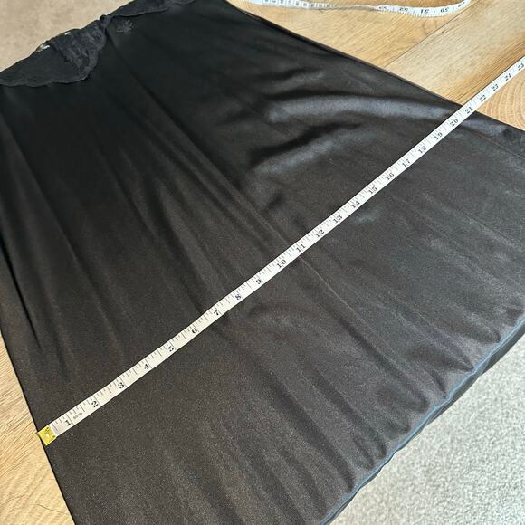 Diane Von Furstenberg Vintage Lace Nightgown Slip and Robe 80s Black - Picture 9 of 16